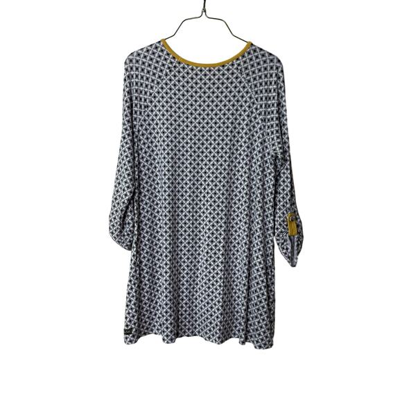 Matilda Jane Women's Make Believe Starstruck Raglan Tunic Blouse Top Size LARGE - Picture 7 of 8